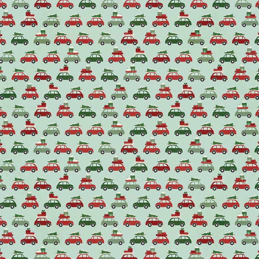 Jingle All The Way Collection 4 x 4 Elements 12 x 12 Double-Sided Scrapbook Paper by Simple Stories - Scrapbook Supply Companies
