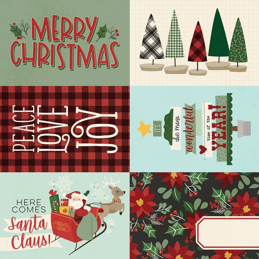 Jingle All The Way Collection 4 x 6 Elements 12 x 12 Double-Sided Scrapbook Paper by Simple Stories - Scrapbook Supply Companies
