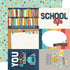 School Life Collection 4x6 Elements 12 x 12 Double-Sided Scrapbook Paper by Simple Stories