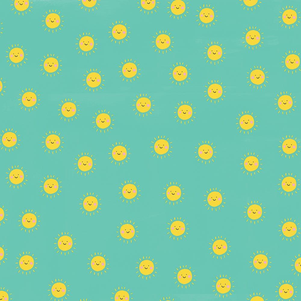 Sunkissed Collection Shine Bright 12 x 12 Double-Sided Scrapbook Paper by Simple Stories - Scrapbook Supply Companies