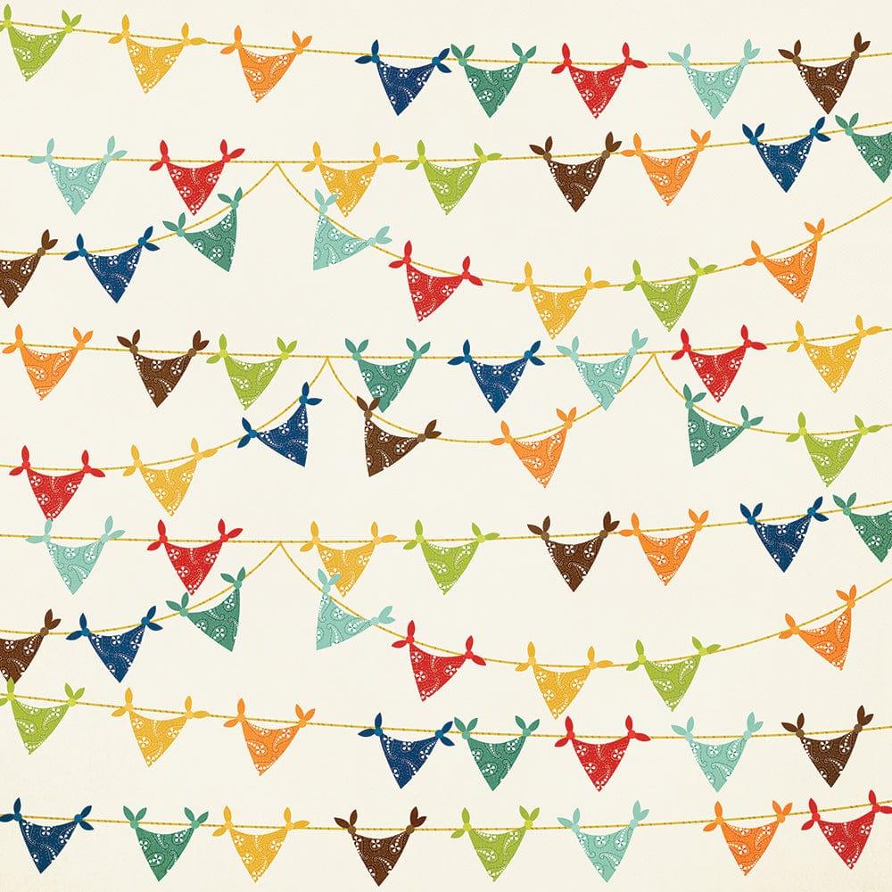 Howdy Collection Yee-Haw! 12 x 12 Double-Sided Scrapbook Paper by Simple Stories - Scrapbook Supply Companies