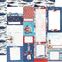 Vintage Seas Collection Journal Elements 12 x 12 Double-Sided Scrapbook Paper by Simple Stories
