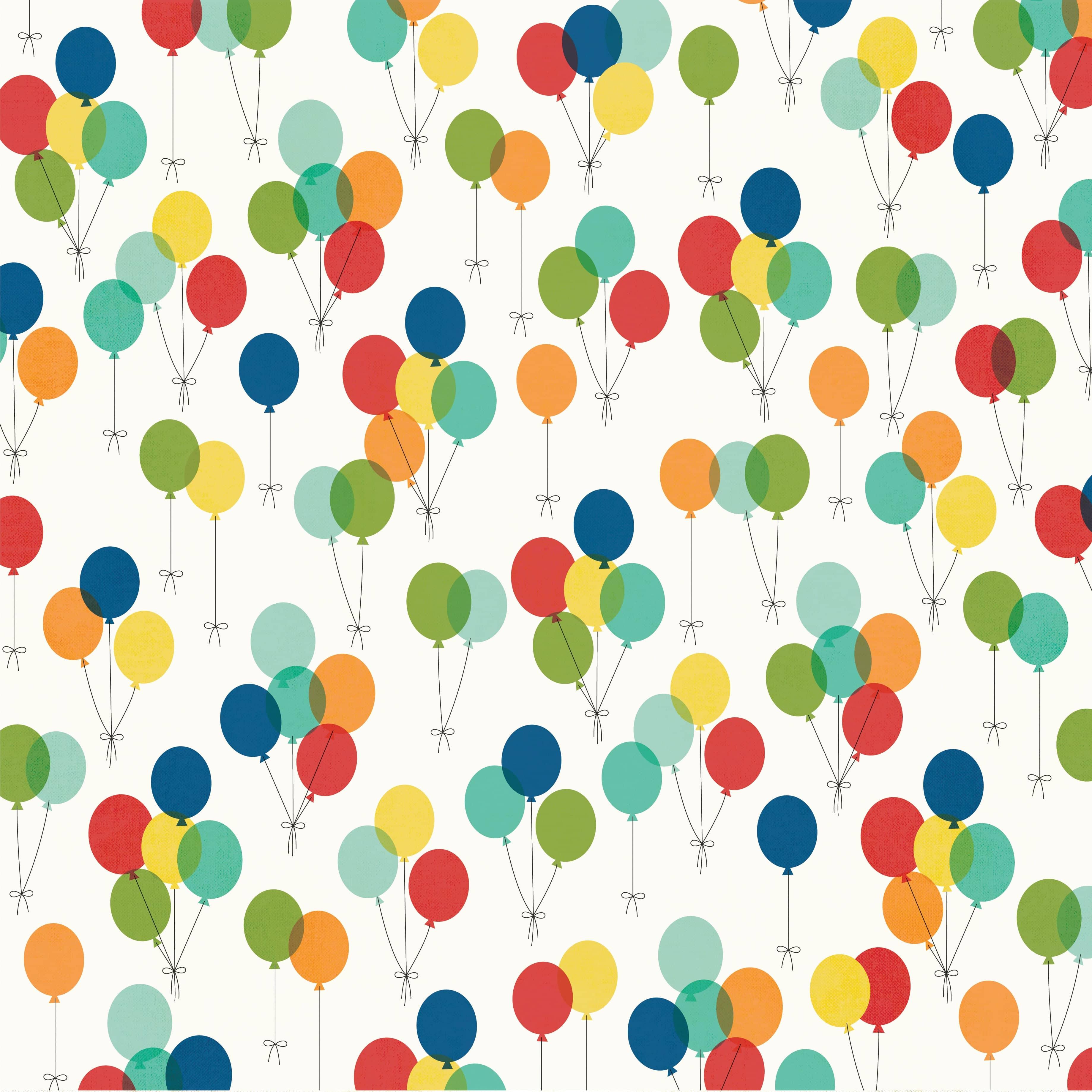 Say Cheese At The Park Collection Worth The Wait 12 x 12 Double-Sided Scrapbook Paper by Simple Stories - Scrapbook Supply Companies