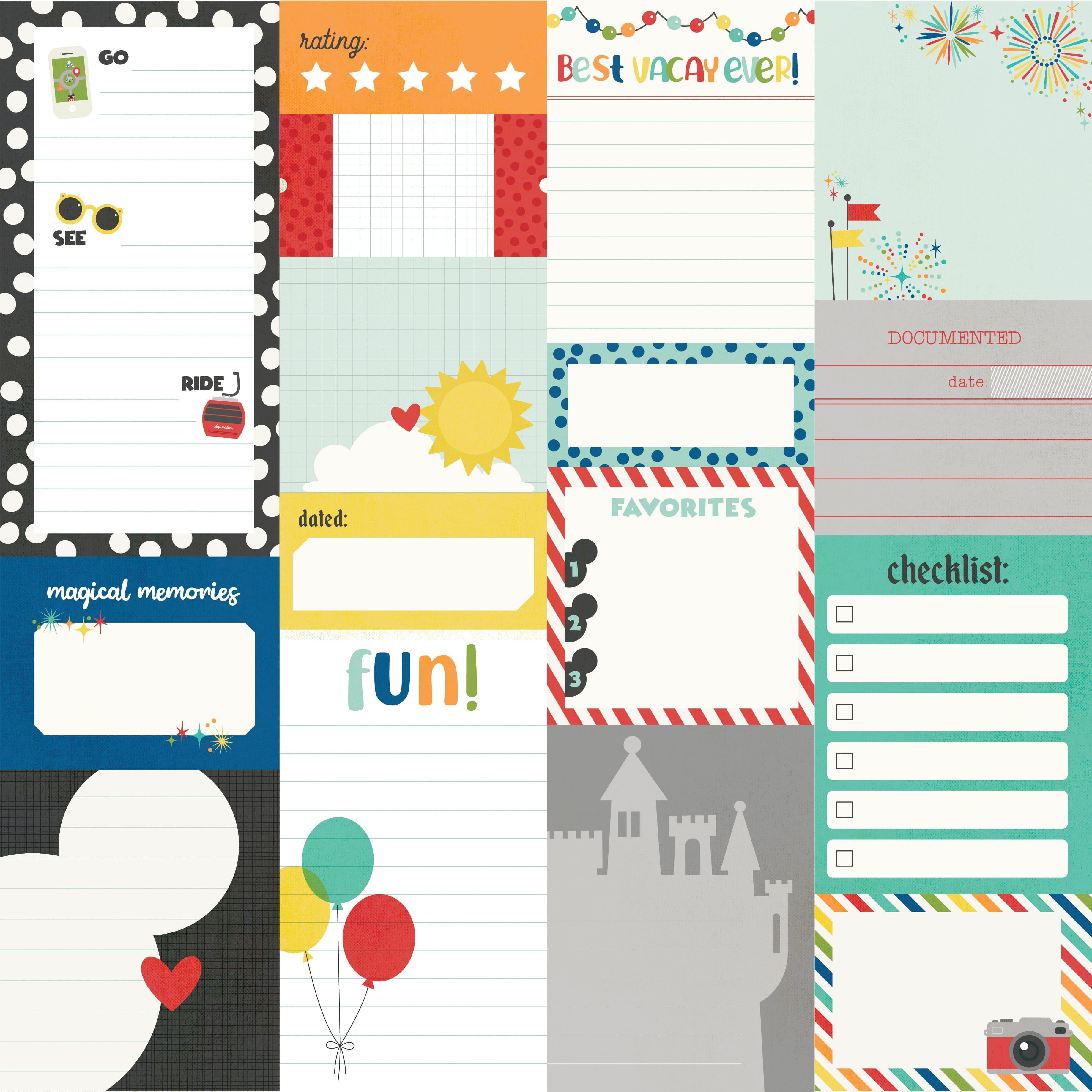 Simple Scrapbooks - Magical Theme Park  