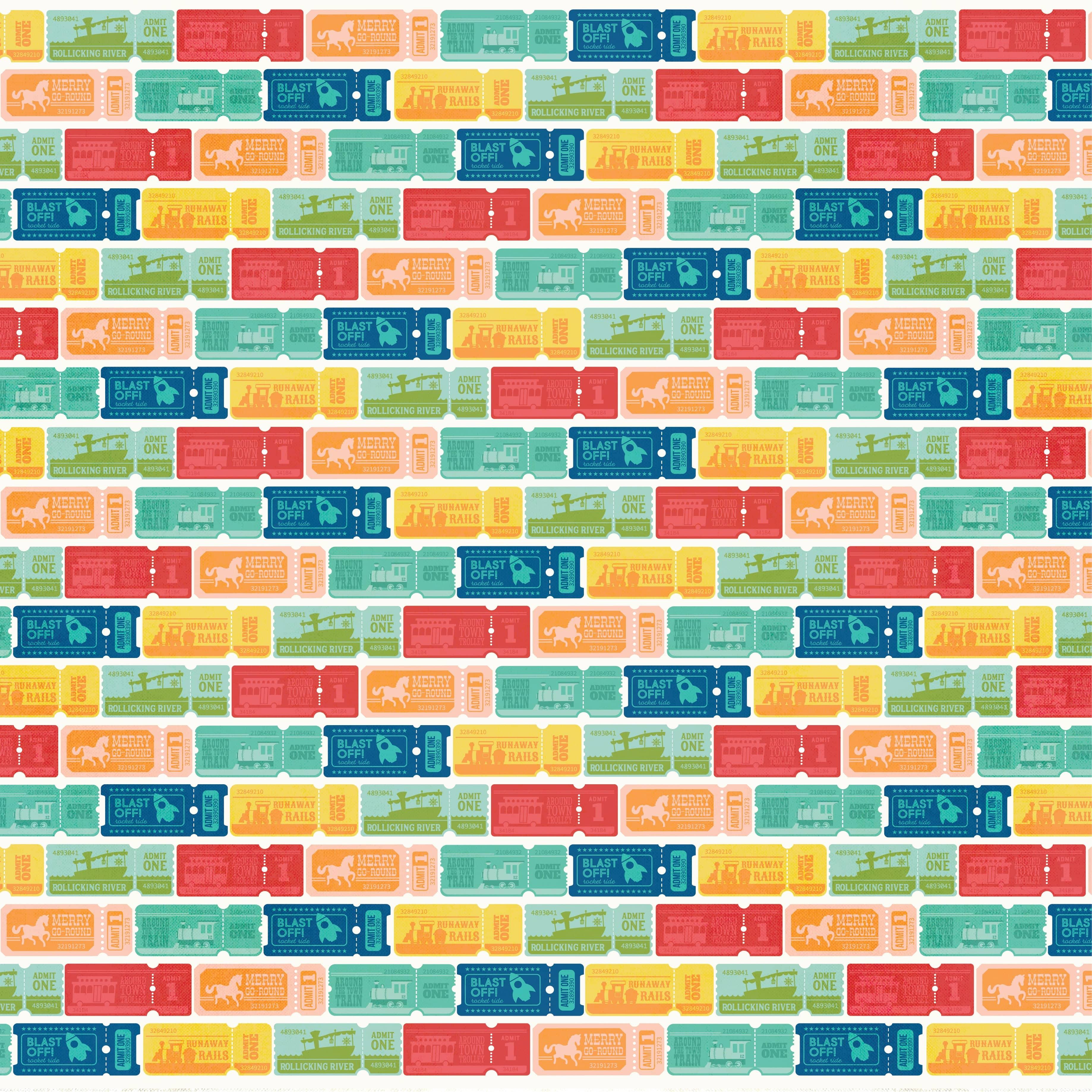 Say Cheese At The Park Collection Journal Elements 12 x 12 Double-Sided Scrapbook Paper by Simple Stories - Scrapbook Supply Companies