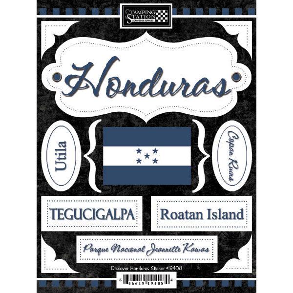 Discover Collection Honduras 6 x 9 Scrapbook Stickers by Scrapbook Customs - Scrapbook Supply Companies