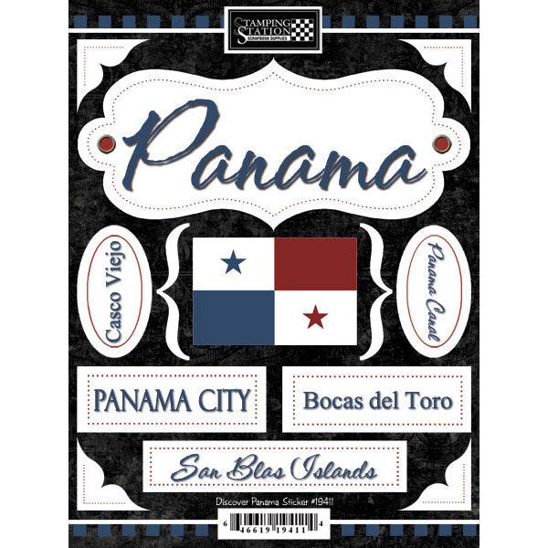 Discover Collection Panama 6 x 9 Scrapbook Stickers by Scrapbook Customs - Scrapbook Supply Companies