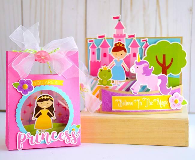 Perfect Princess Collection Border Strips 12 x 12 Double-Sided Scrapbook Paper by Echo Park Paper - Scrapbook Supply Companies