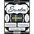 Discover Collection Sweden 6 x 9 Scrapbook Sticker by Scrapbook Customs - Scrapbook Supply Companies