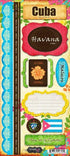 Paradise Collection Cuba 6 x 12 Cardstock Sticker Sheet by Scrapbook Customs - Scrapbook Supply Companies