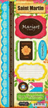 Paradise Collection St. Martin 6 x 12 Cardstock Sticker Sheet by Scrapbook Customs - Scrapbook Supply Companies