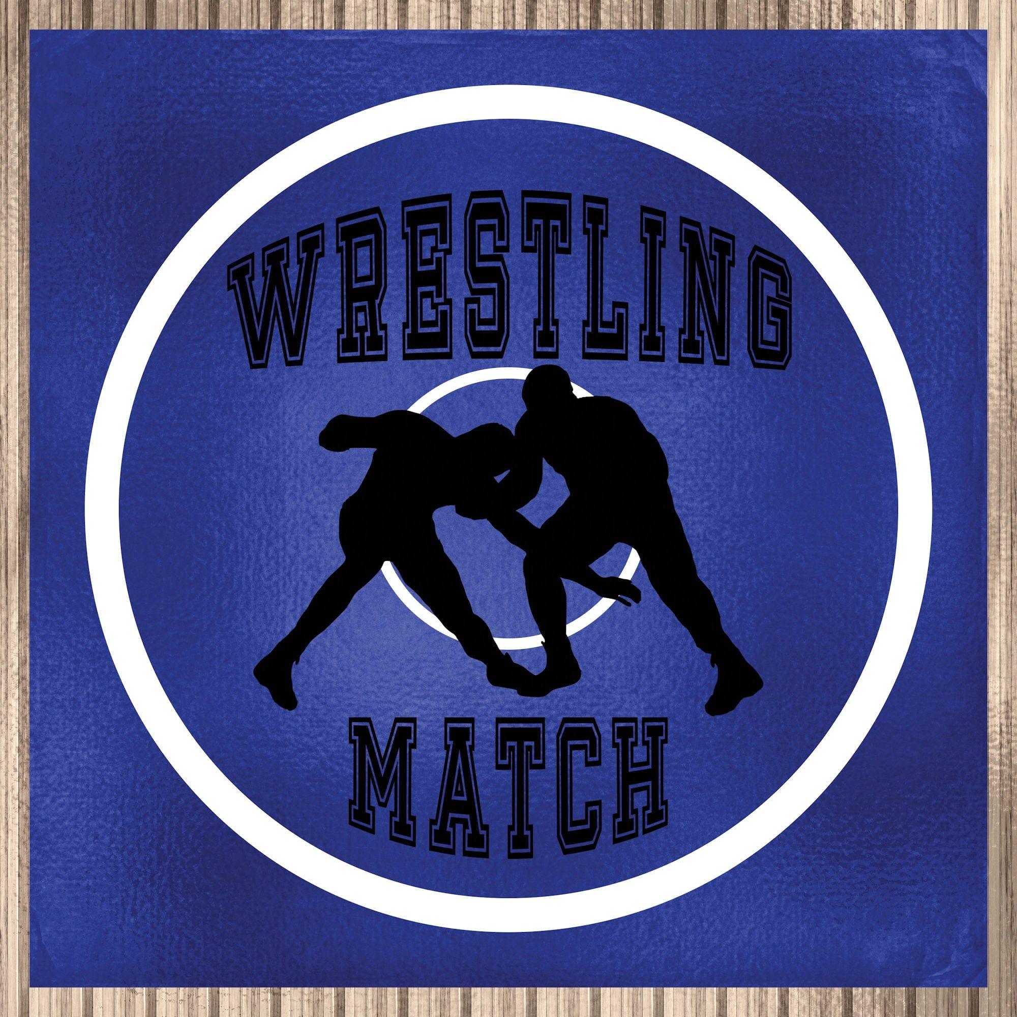Male Wrestling Collection Wrestling Match 12 x 12 Double-Sided Scrapbook Paper by SSC Designs - Scrapbook Supply Companies
