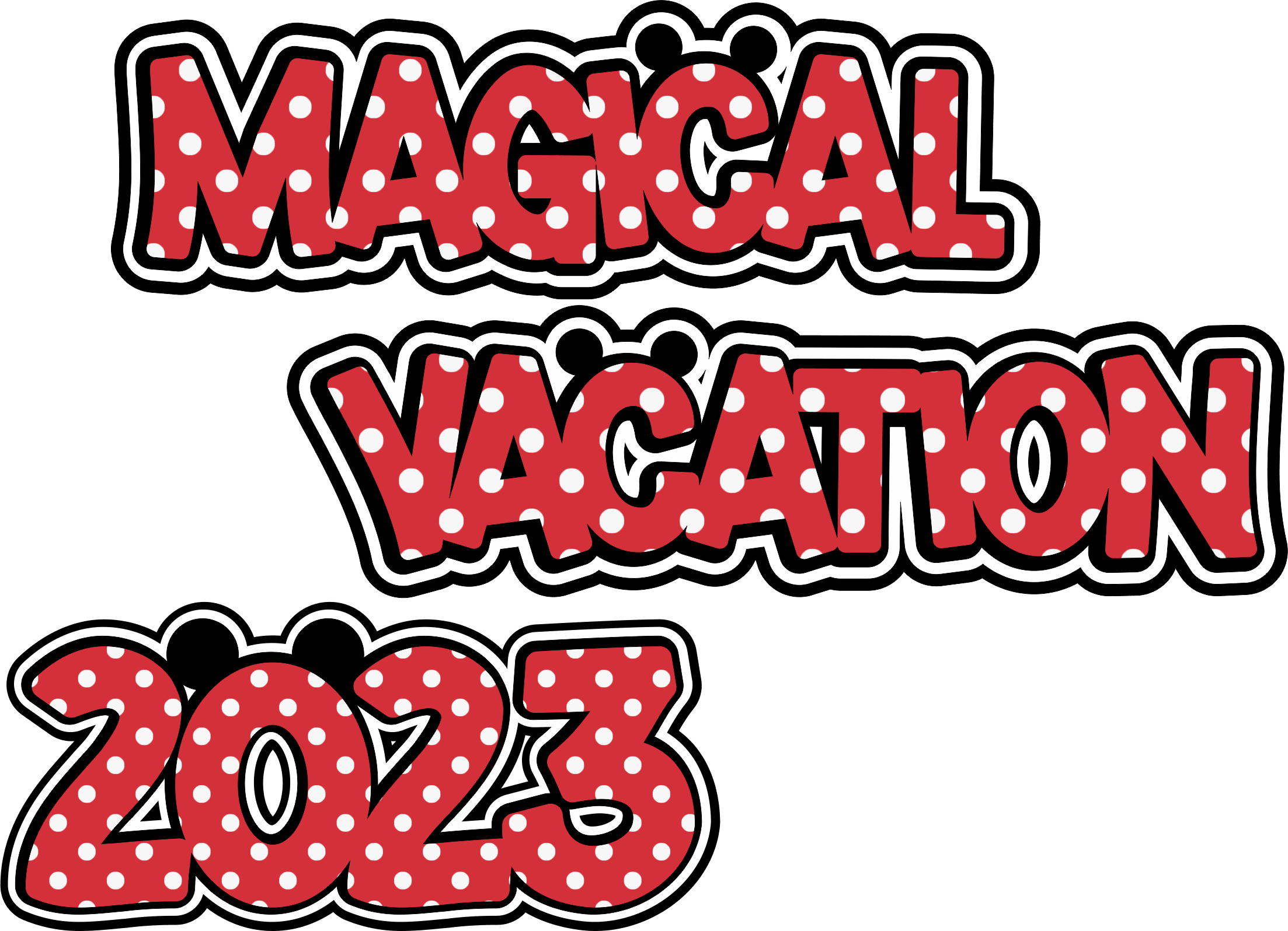 Disneyana Collection 2023 Magical Vacation Scrapbook Embellishment by SSC Designs
