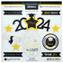 Graduation Stars Collection Class of 2024 6 x 6 Scrapbook Sticker Sheet by Scrapbook Customs - Scrapbook Supply Companies