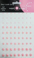 Say It With Bling Collection Light Pink Pearls Self-Adhesive Scrapbook Bling by Want 2 Scrap - 72 Count