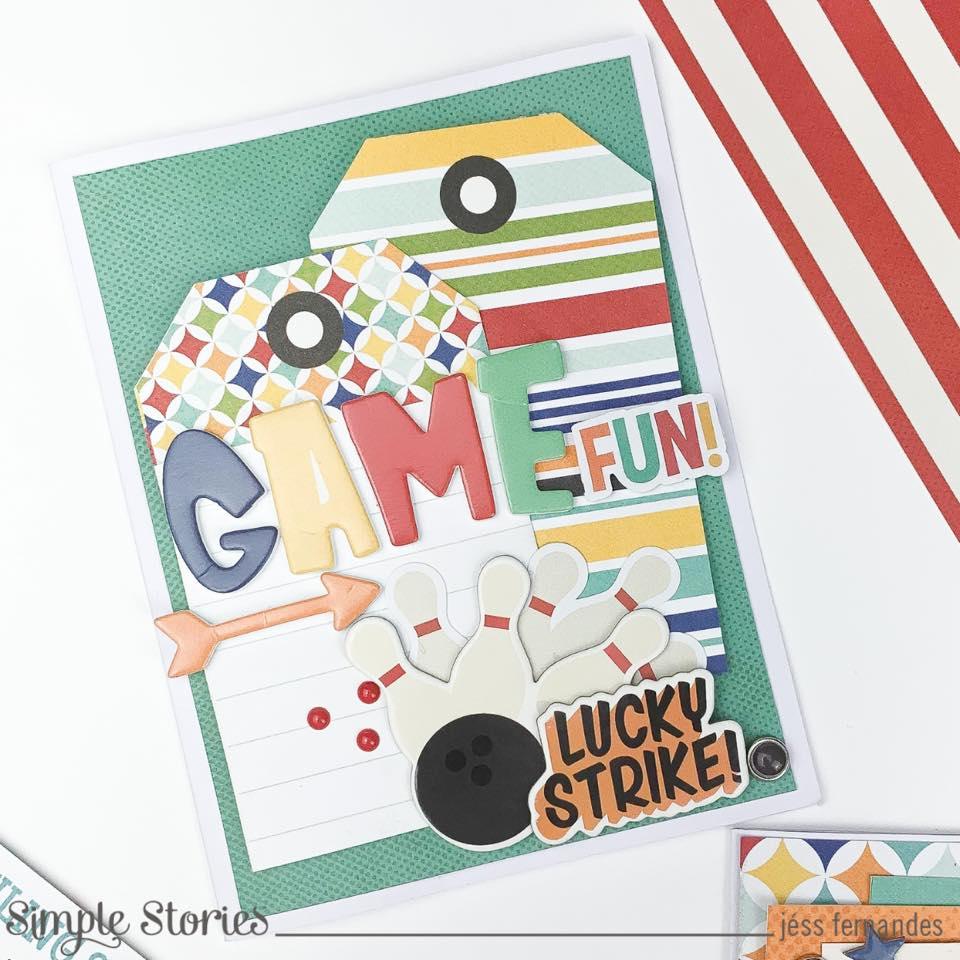 Family Fun Collection 12 x 12 Cardstock Scrapbook Sticker Sheet by Simple Stories - Scrapbook Supply Companies