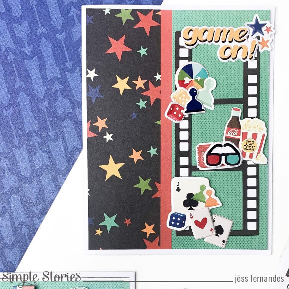 Family Fun Collection 12 x 12 Cardstock Scrapbook Sticker Sheet by Simple Stories - Scrapbook Supply Companies