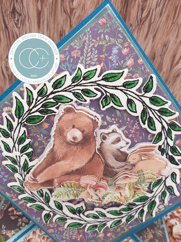 In the Forest Collection 12 x 12 Double-Sided Premium Paper Pad with Elegant Effects - 40 Sheets by Craft Consortium - Scrapbook Supply Companies