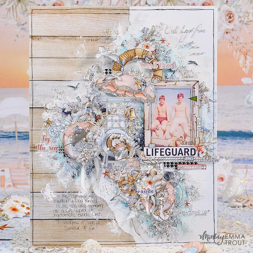 Sunset Beach Collection 12 x 12 Paper & Sticker Collection Pack by Mintay Papers - Scrapbook Supply Companies