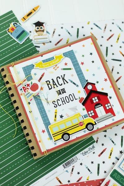 First Day of School Collection 12 x 12 Double-Sided Scrapbook Paper Kit & Sticker Sheet by Echo Park Paper - 13 Pieces - Scrapbook Supply Companies