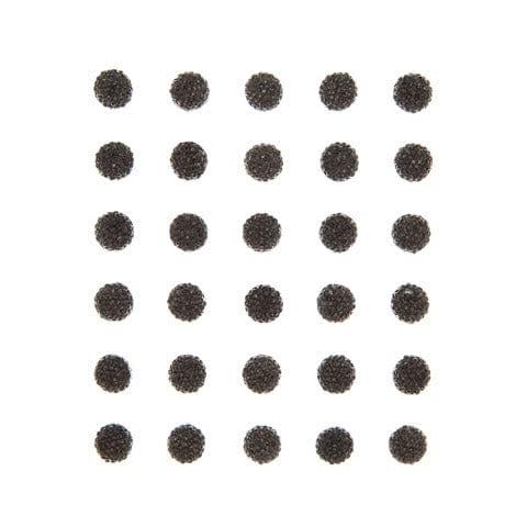 Stone Collection Black Sugar Scrapbook Embellishment by Darice - 30 piece - Scrapbook Supply Companies