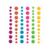 Neon Enamel Dots Scrapbook Embellishment by Darice - 60 piece - Scrapbook Supply Companies