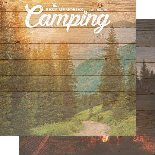 Life Is Better Collection Life Is Better Camping 12 x 12 Double-Sided Scrapbook Paper by Scrapbook Customs - Scrapbook Supply Companies