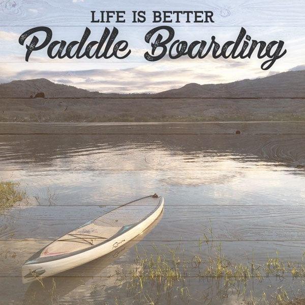 Life Is Better Collection Life Is Better Paddle Boarding 12 x 12 Double-Sided Scrapbook Paper by Scrapbook Customs - Scrapbook Supply Companies