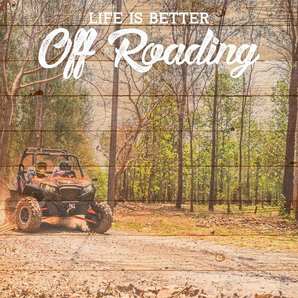 Life Is Better Collection Off Roading 12 x 12 Double-Sided Scrapbook Paper by Scrapbook Customs - Scrapbook Supply Companies