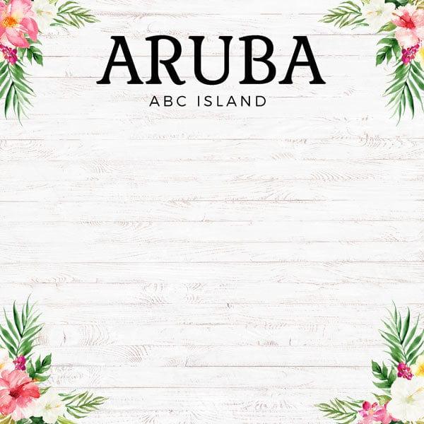 Vacay Collection Aruba Vacation 12 x 12 Double-Sided Scrapbook Paper by Scrapbook Customs - Scrapbook Supply Companies