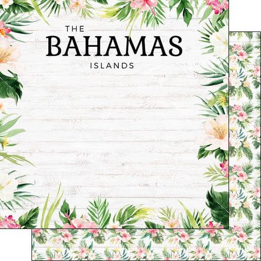 Vacay Collection Bahamas Vacation 12 x 12 Double-Sided Scrapbook Paper by Scrapbook Customs - Scrapbook Supply Companies