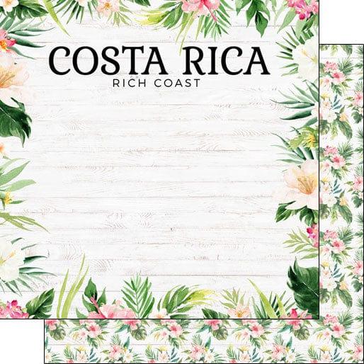 Vacay Collection Costa Rica Vacation 12 x 12 Double-Sided Scrapbook Paper by Scrapbook Customs - Scrapbook Supply Companies