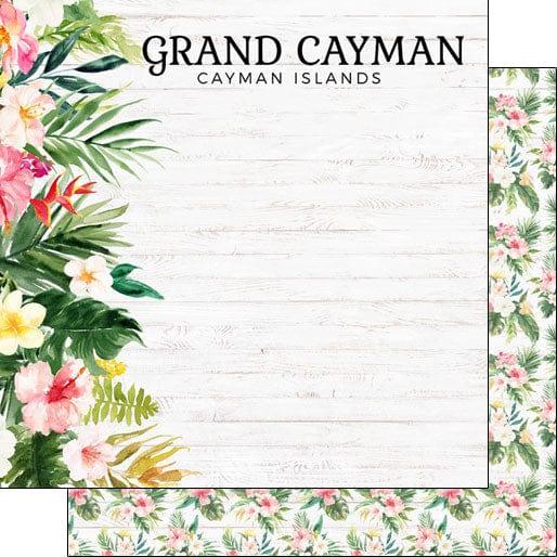 Vacay Collection Grand Cayman Vacation 12 x 12 Double-Sided Scrapbook Paper by Scrapbook Customs - Scrapbook Supply Companies
