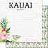 Vacay Collection Kauai, Hawaii Vacation 12 x 12 Double-Sided Scrapbook Paper by Scrapbook Customs