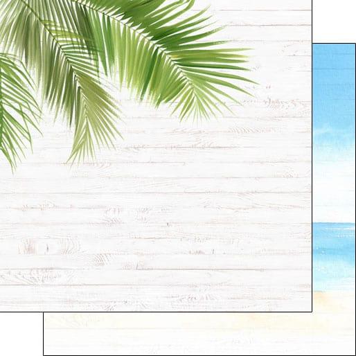 Vacay Collection Scrapbook Paper Companion Kit - 13 Double-Sided 12 x 12 Scrapbook Papers & 2 Cut Out Scrapbook Sheets by Scrapbook Customs - Scrapbook Supply Companies