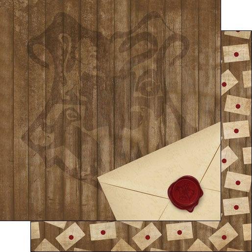 Wizarding World Collection Letters 12 x 12 Double-Sided Scrapbook Paper by Scrapbook Customs