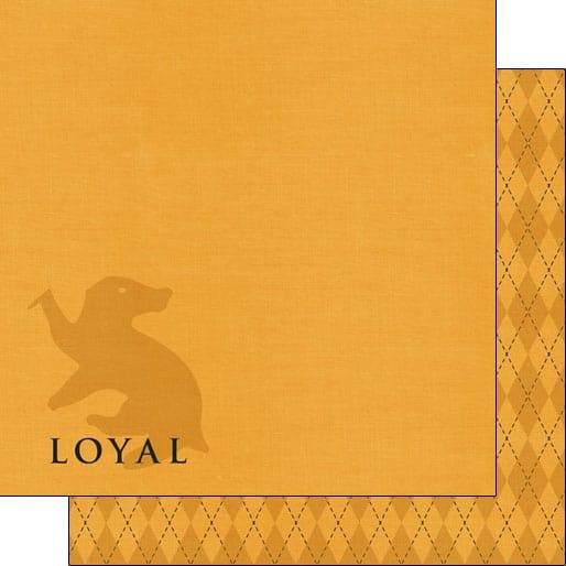 Wizarding World Collection Loyal 12 x 12 Double-Sided Scrapbook Paper by Scrapbook Customs