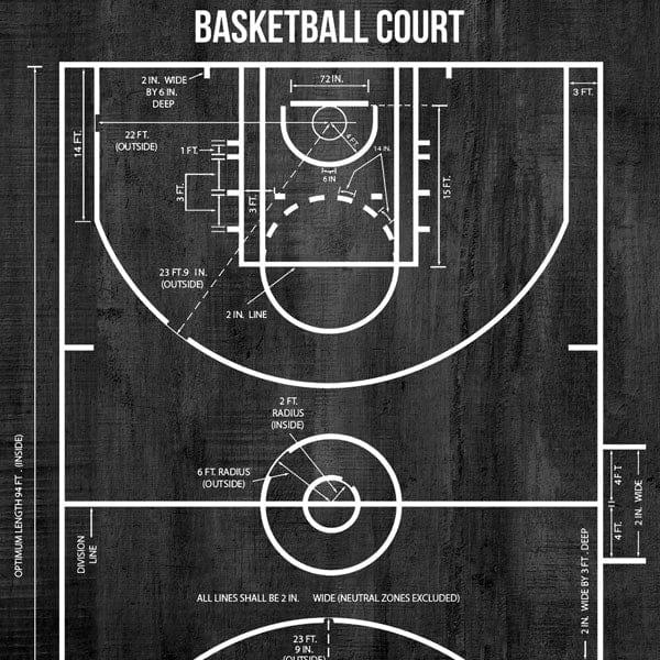 Wood Sports Collection Basketball Brown Wood 12 x 12 Double-Sided Scrapbook Paper by Scrapbook Customs - Scrapbook Supply Companies