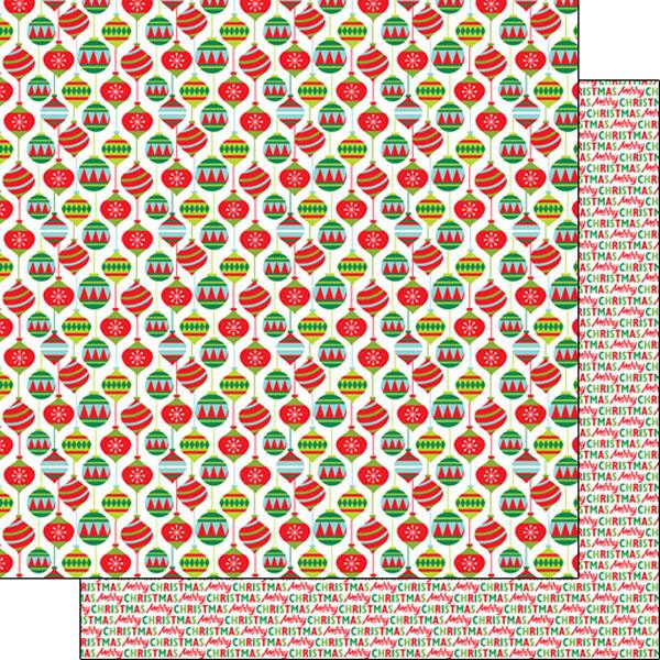 Christmas Collection Christmas Traditions 12 x 12 Double-Sided Paper Pack by Scrapbook Customs - 12 Papers - Scrapbook Supply Companies