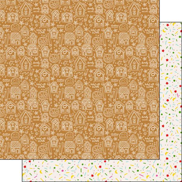 Christmas Collection Christmas Baking 12 x 12 Double-Sided Paper Pack by Scrapbook Customs - 12 Papers - Scrapbook Supply Companies