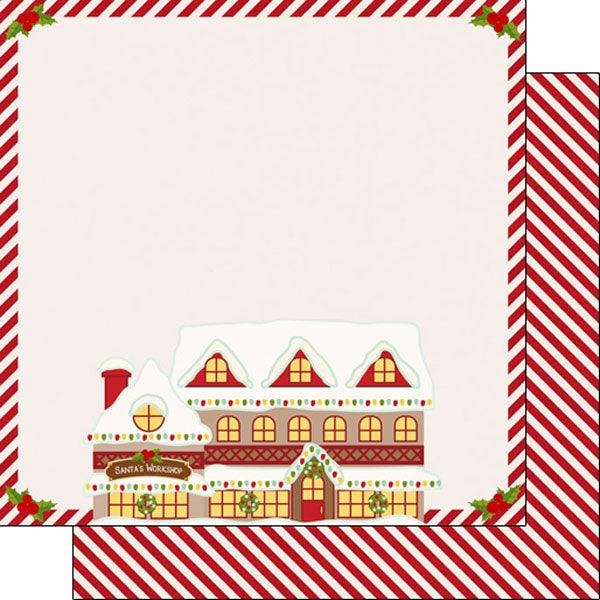 Christmas Collection Santa Things 12 x 12 Double-Sided Paper Pack by Scrapbook Customs - 12 Papers - Scrapbook Supply Companies