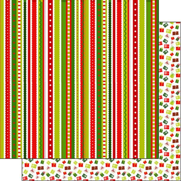Christmas Collection Santa Things 12 x 12 Double-Sided Paper Pack by Scrapbook Customs - 12 Papers - Scrapbook Supply Companies