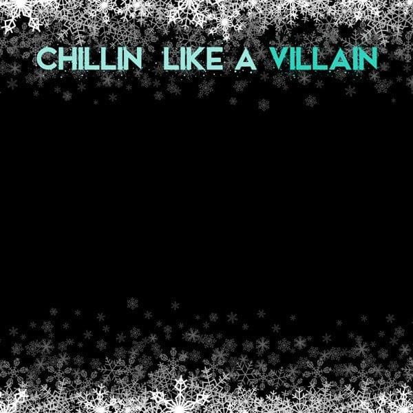 Magical Villain Collection Chillin Like a Villain 12 x 12 Double-Sided Scrapbook Paper by Scrapbook Customs - Scrapbook Supply Companies