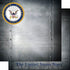 Military Emblem Collection Navy Emblem 12 x 12 Double-Sided Scrapbook Paper by Scrapbook Customs
