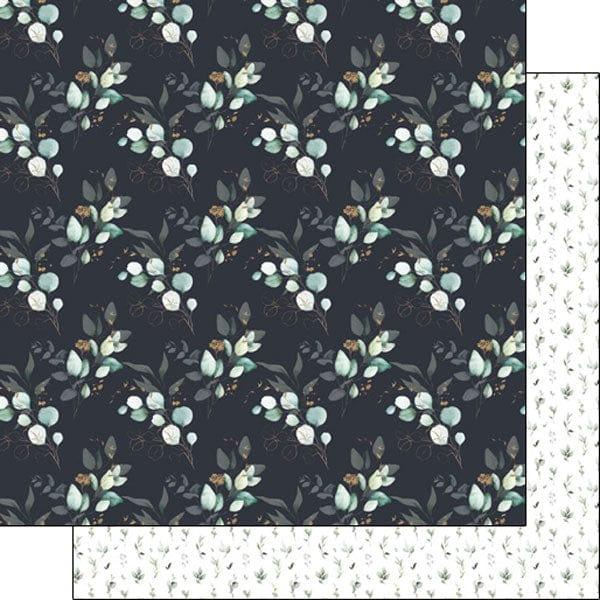 Holy Sacraments Collection Eucalyptus Ferns 12 x 12 Double-Sided Scrapbook Paper by Scrapbook Customs