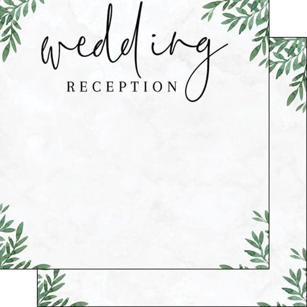 Holy Sacraments Collection Wedding Reception 12 x 12 Double-Sided Scrapbook Paper by Scrapbook Customs - Scrapbook Supply Companies