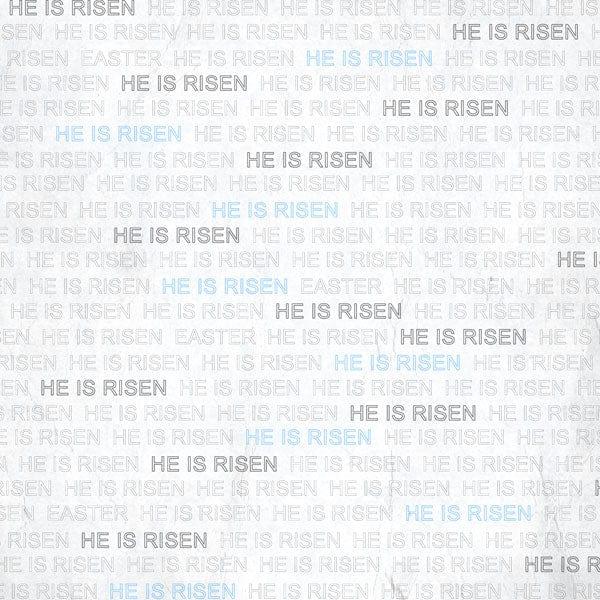 He Is Risen Collection Celebrating Easter 12 x 12 Double-Sided Scrapbook Paper by Scrapbook Customs - Scrapbook Supply Companies