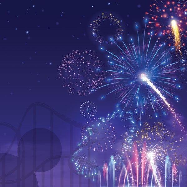 Magical Adventure Collection Fireworks Show 12 x 12 Double-Sided Scrapbook Paper by Scrapbook Customs - Scrapbook Supply Companies