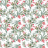 Christmas Watercolor Collection Holly Berry 12 x 12 Double-Sided Scrapbook Paper by Scrapbook Customs - Scrapbook Supply Companies