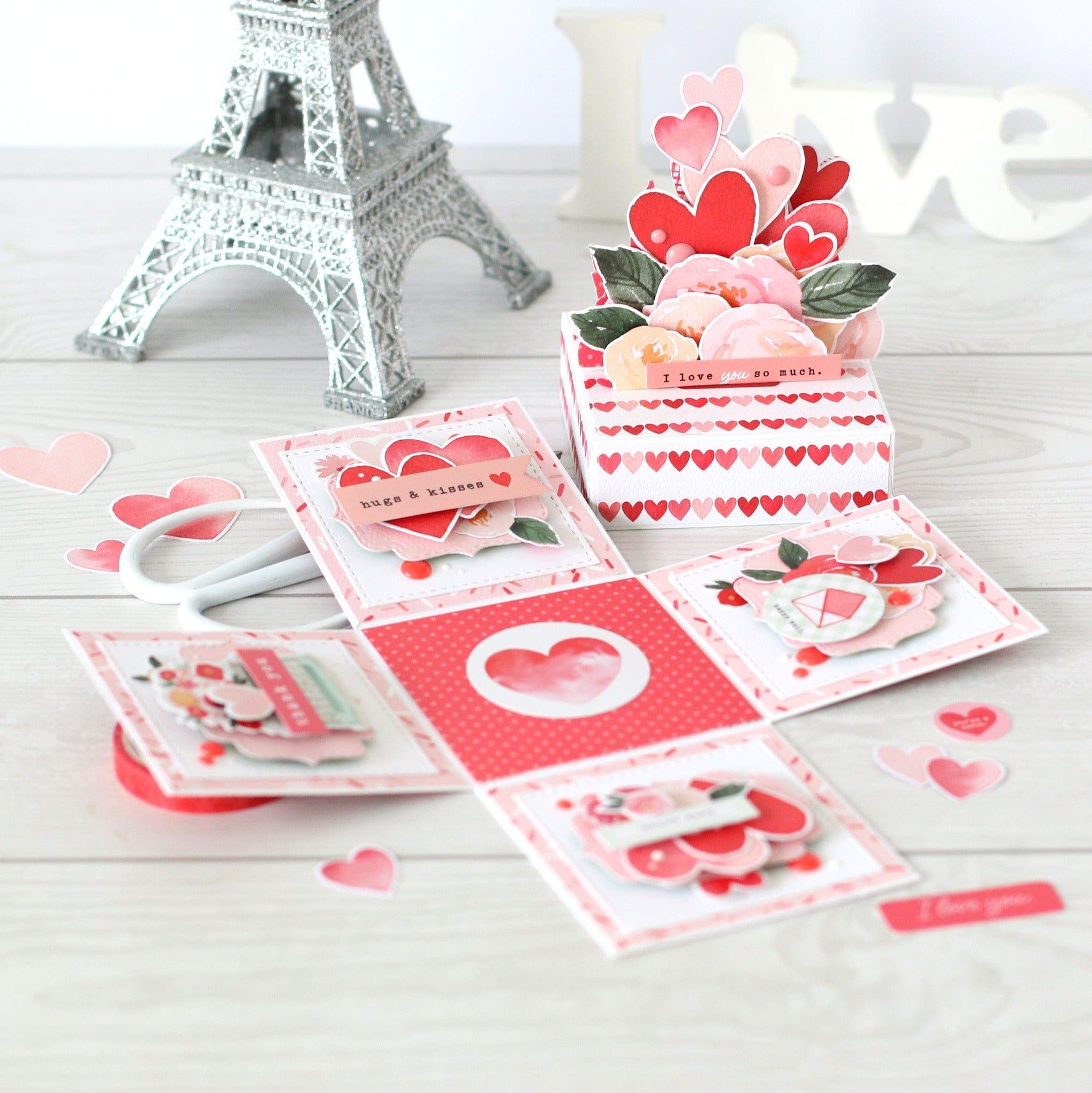 My Valentine Collection 5 x 5 Scrapbook Ephemera Die Cuts by Carta Bella - Scrapbook Supply Companies